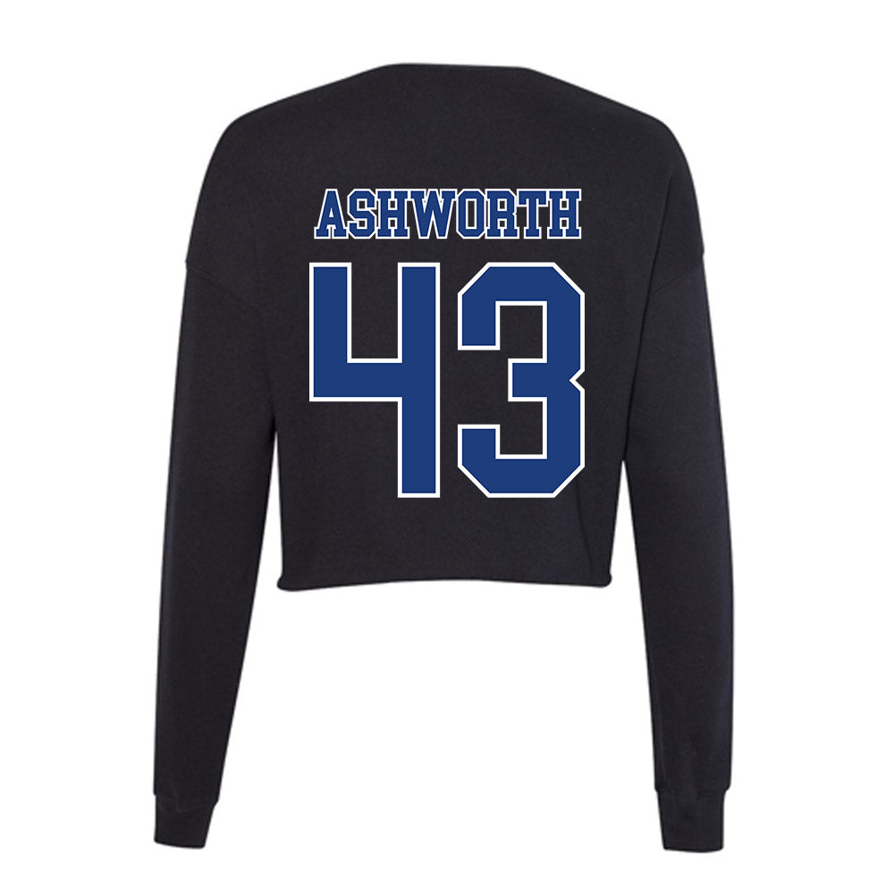 McNeese State - NCAA Baseball : Reese Ashworth - Women's Cropped Crew Fleece-1