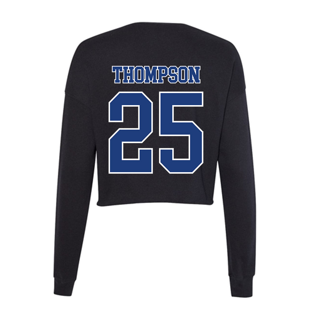 McNeese State - NCAA Football : Jaylen Thompson - Women's Cropped Crew Fleece-1