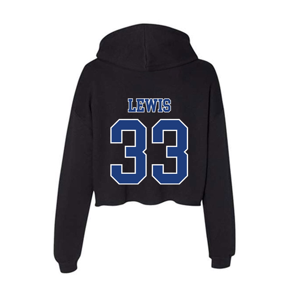 McNeese State - NCAA Football : Sandy Lewis - Women's Crop Fleece Hoodie-1