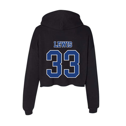 McNeese State - NCAA Football : Sandy Lewis - Women's Crop Fleece Hoodie-1
