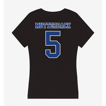 McNeese State - NCAA Women's Volleyball : Maleah Mutterback - Women's V-Neck T-Shirt-1