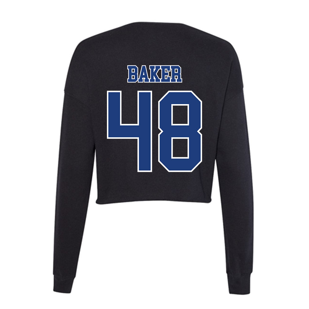 McNeese State - NCAA Football : Trent Baker - Women's Cropped Crew Fleece-1