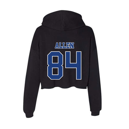 McNeese State - NCAA Football : Ryan Allen - Women's Crop Fleece Hoodie-1