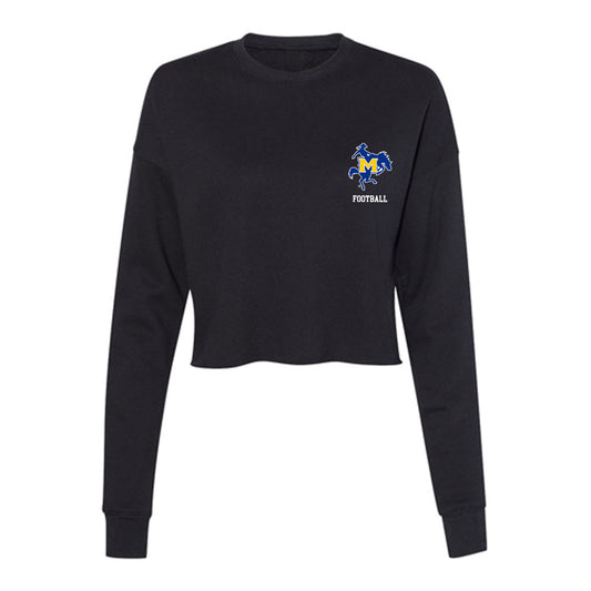 McNeese State - NCAA Football : Fabrizio Pinton Pinton - Women's Cropped Crew Fleece-0