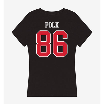Eastern Washington - NCAA Football : Jeremiah Polk - Women's V-Neck T-Shirt-1