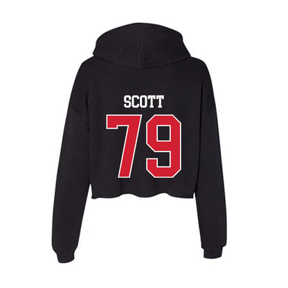 Eastern Washington - NCAA Football : Dylan Scott - Women's Crop Fleece Hoodie-1