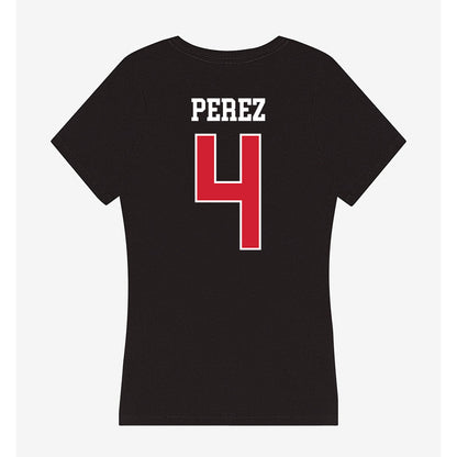 Eastern Washington - NCAA Football : Isaiah Perez - Women's V-Neck T-Shirt-1