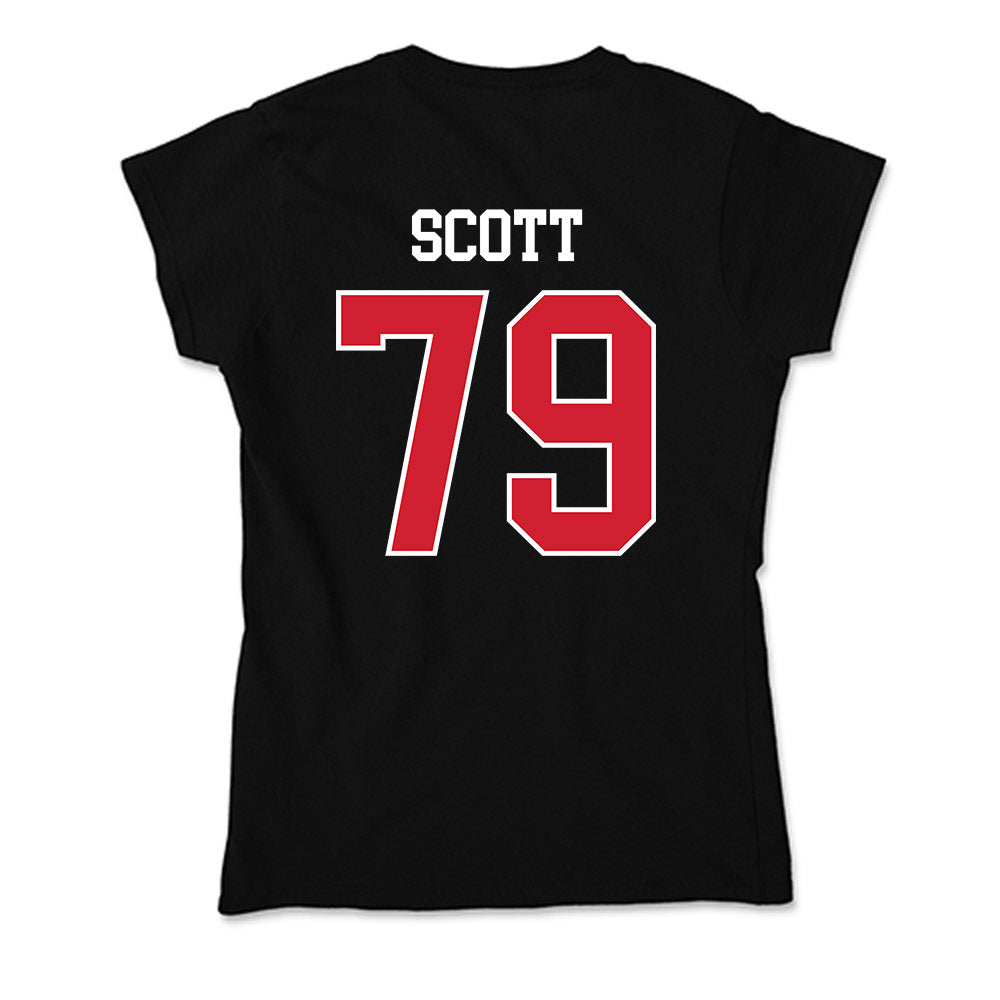 Eastern Washington - NCAA Football : Dylan Scott - Soft Style Women’s T-Shirt-1