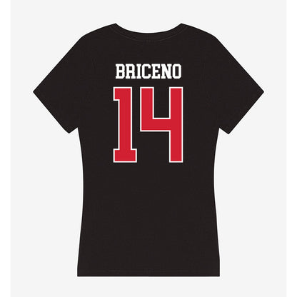 Eastern Washington - NCAA Women's Soccer : Savvy Briceno - Women's V-Neck T-Shirt-1