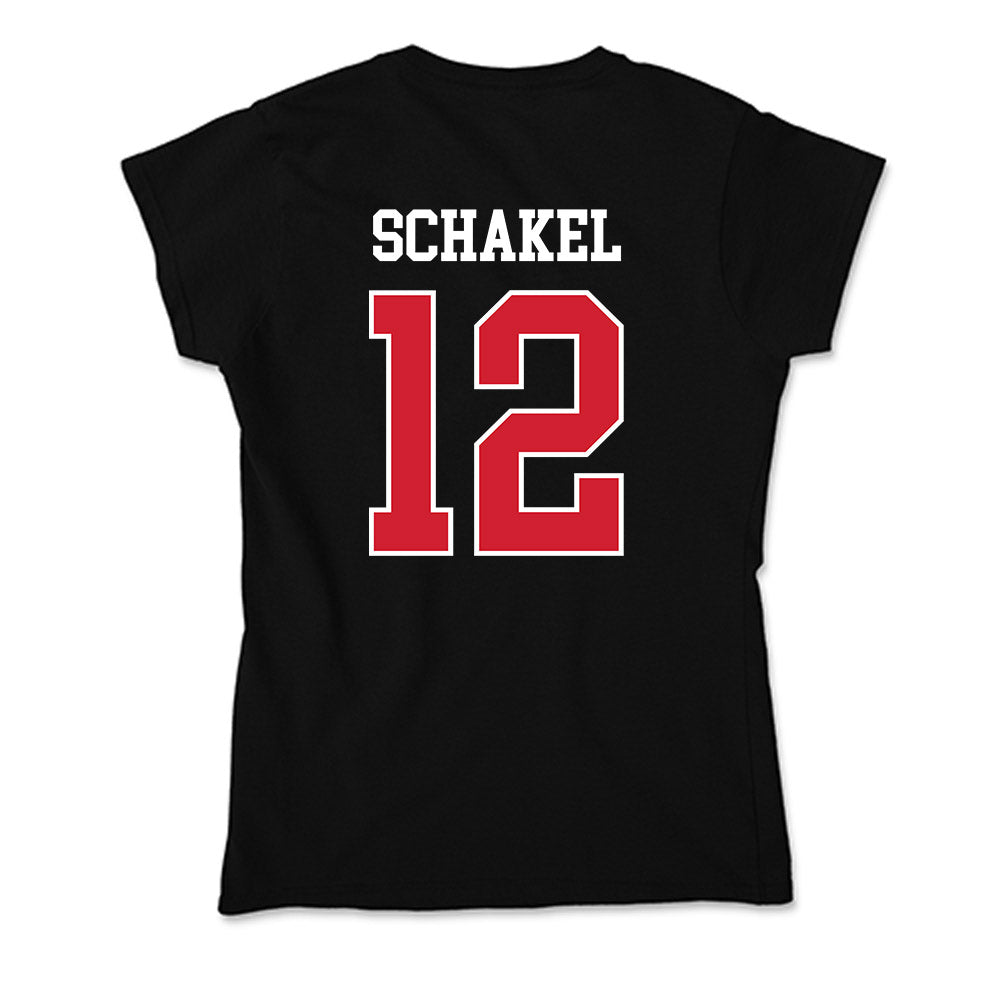 Eastern Washington - NCAA Football : Jake Schakel - Soft Style Women’s T-Shirt-1