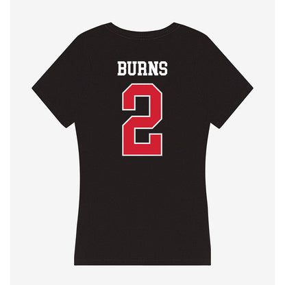 Eastern Washington - NCAA Women's Volleyball : Olivia Burns - Women's V-Neck T-Shirt-1