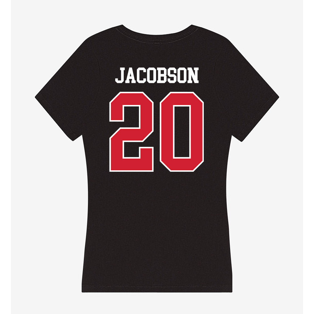 Eastern Washington - NCAA Football : Tyson Jacobson - Women's V-Neck T-Shirt-1