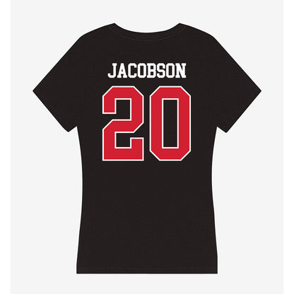 Eastern Washington - NCAA Football : Tyson Jacobson - Women's V-Neck T-Shirt-1