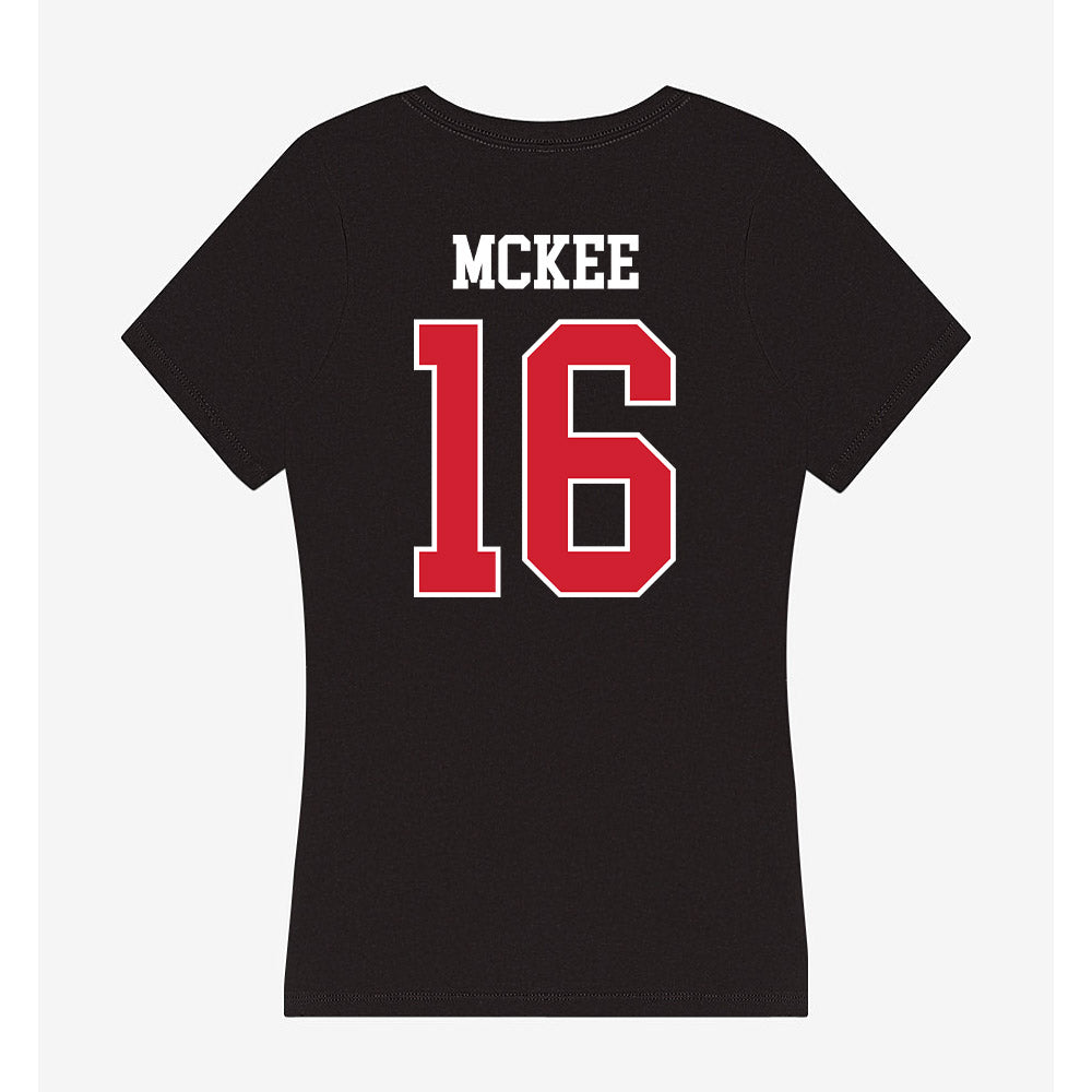 Eastern Washington - NCAA Football : Soren McKee - Women's V-Neck T-Shirt-1