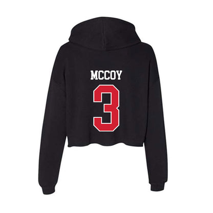 Eastern Washington - NCAA Women's Volleyball : Quincey McCoy - Women's Crop Fleece Hoodie-1