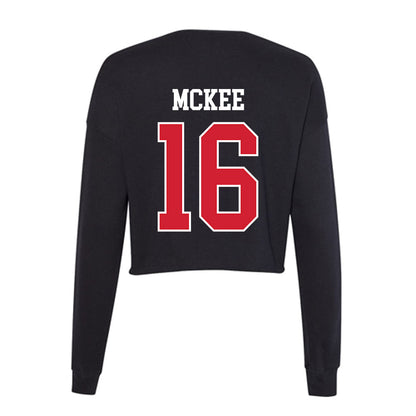 Eastern Washington - NCAA Football : Soren McKee - Women's Cropped Crew Fleece-1