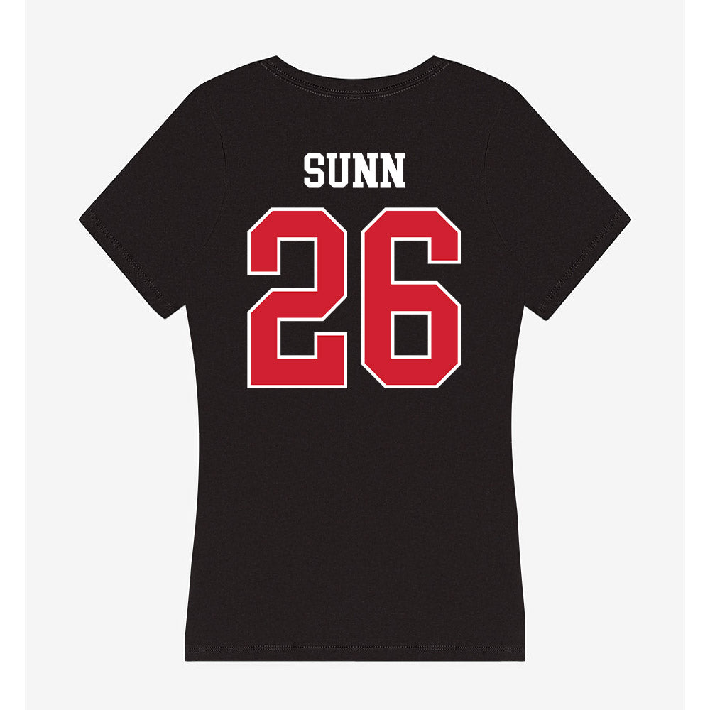 Eastern Washington - NCAA Football : Read Sunn - Women's V-Neck T-Shirt-1