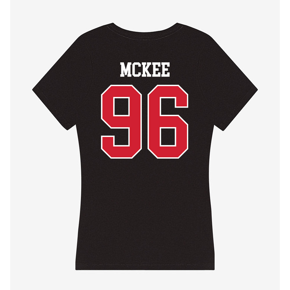 Eastern Washington - NCAA Football : Hunter Mckee - Women's V-Neck T-Shirt-1