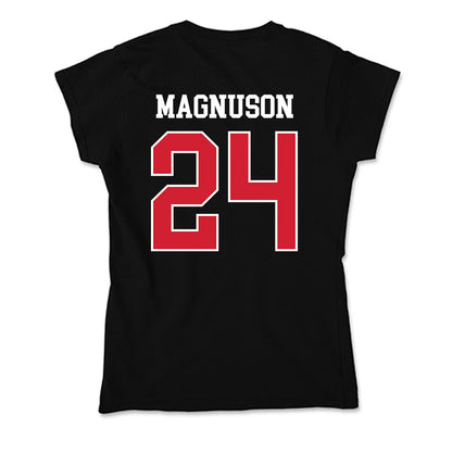 Eastern Washington - NCAA Women's Basketball : Brielle Magnuson - Soft Style Women’s T-Shirt-1