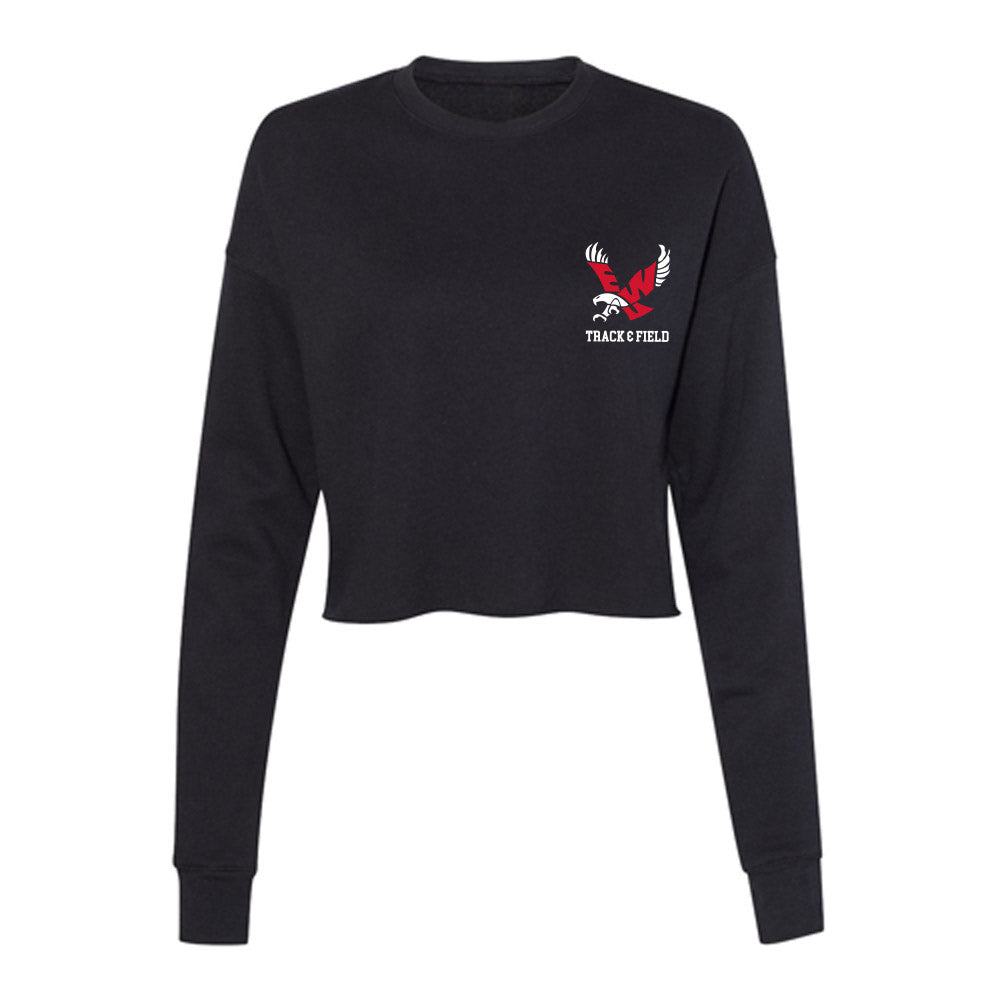 Eastern Washington - NCAA Men's Track & Field : Enoch Okoh - Women's Cropped Crew Fleece-0