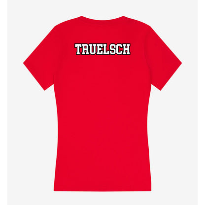 Youngstown State - NCAA Women's Swimming & Diving : Jordan Truelsch - Women's V-Neck T-Shirt-1