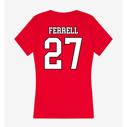 Youngstown State - NCAA Football : DC Ferrell - Women's V-Neck T-Shirt-1