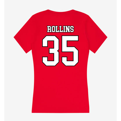 Youngstown State - NCAA Football : Graydon Rollins - Women's V-Neck T-Shirt-1