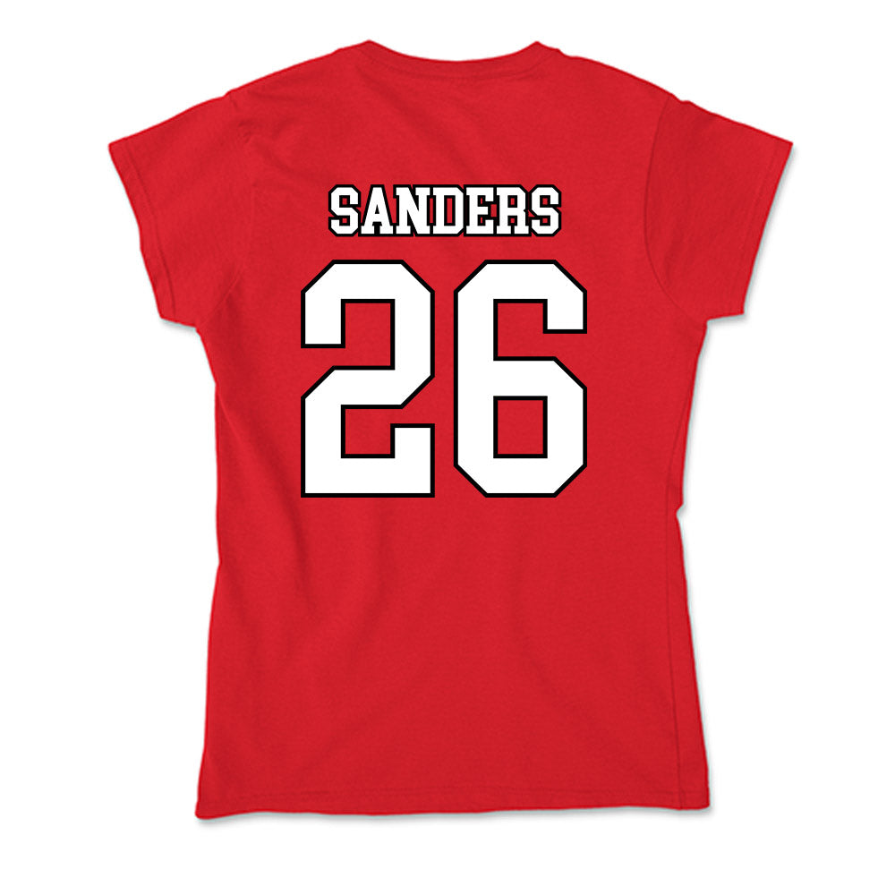 Youngstown State - NCAA Football : Jeremiah Sanders - Soft Style Women’s T-Shirt-1