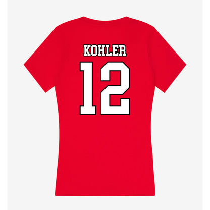 Youngstown State - NCAA Softball : Bree Kohler - Women's V-Neck T-Shirt-1