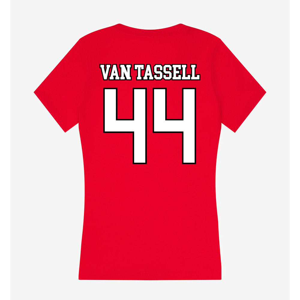 Youngstown State - NCAA Women's Basketball : Ashlynn Van Tassell - Women's V-Neck T-Shirt-1