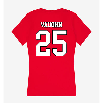 Youngstown State - NCAA Football : Aden Vaughn - Women's V-Neck T-Shirt-1