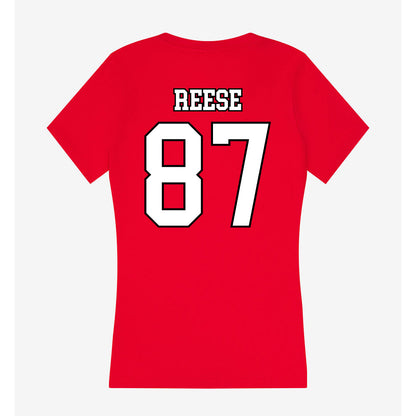 Youngstown State - NCAA Football : Alex Reese - Women's V-Neck T-Shirt-1