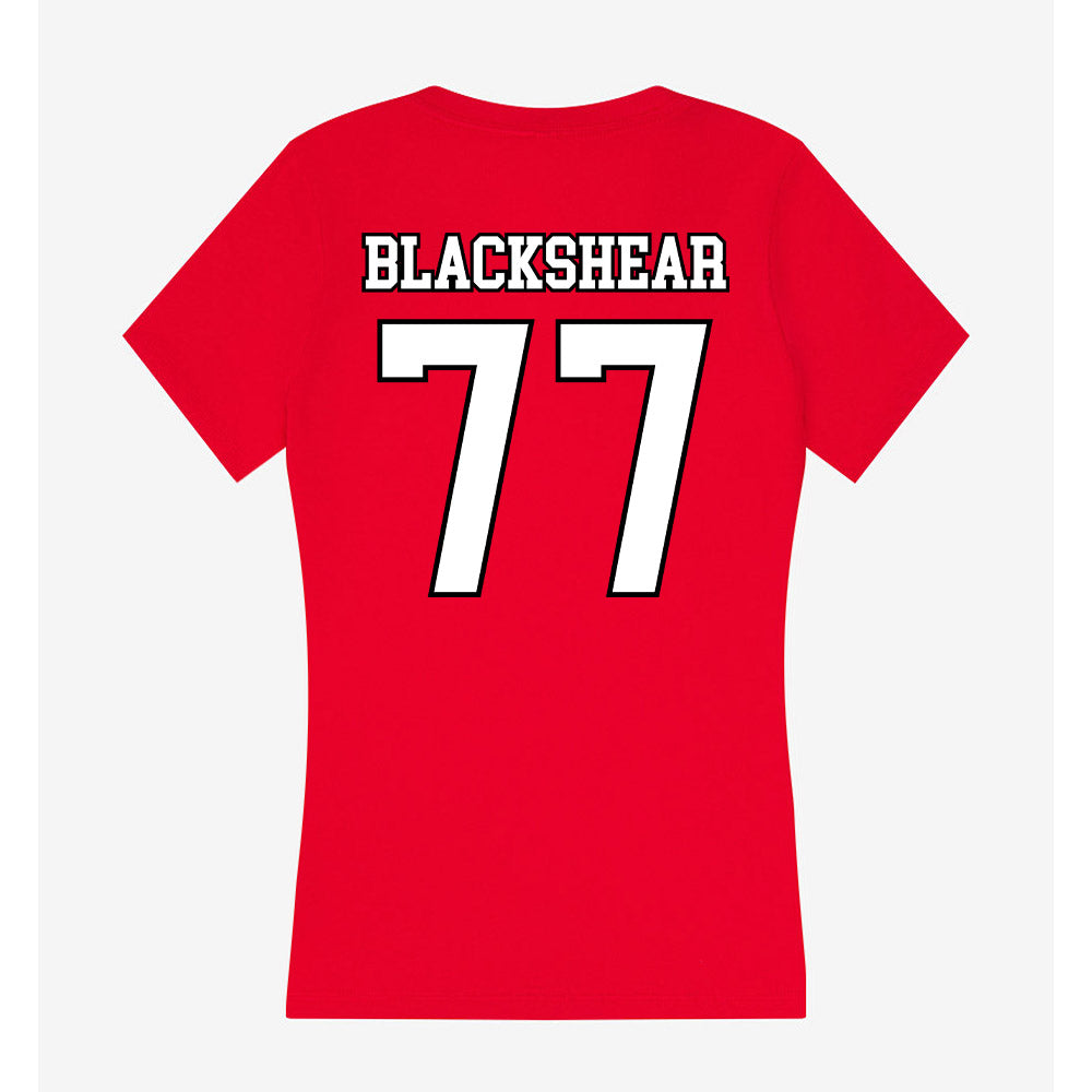 Youngstown State - NCAA Men's Basketball : Tae Blackshear - Women's V-Neck T-Shirt-1