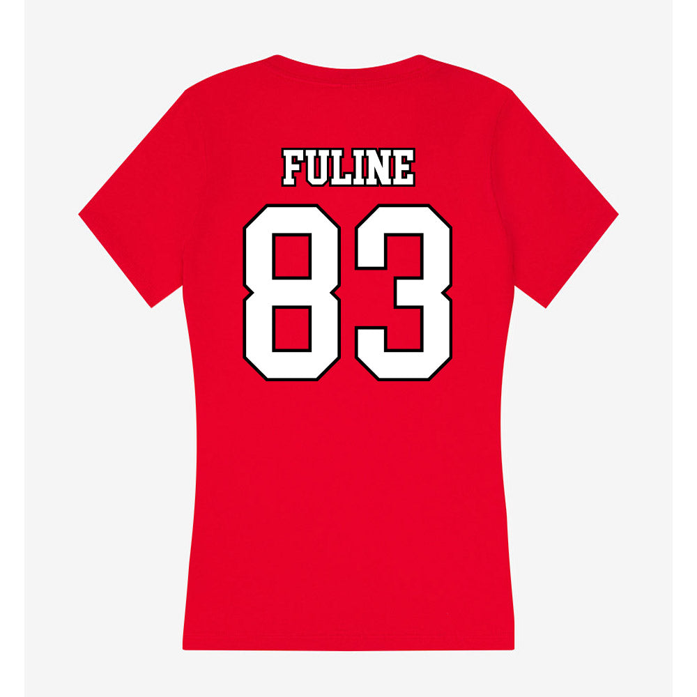 Youngstown State - NCAA Football : anthony fuline - Women's V-Neck T-Shirt-1