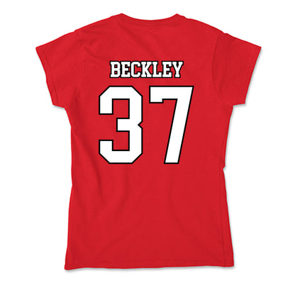 Youngstown State - NCAA Baseball : Nathan Beckley - Soft Style Women’s T-Shirt-1