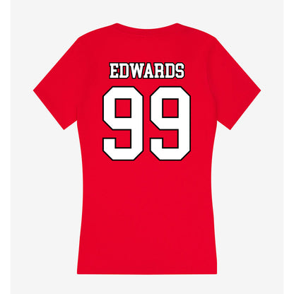 Youngstown State - NCAA Women's Lacrosse : Alyssa Edwards - Women's V-Neck T-Shirt-1