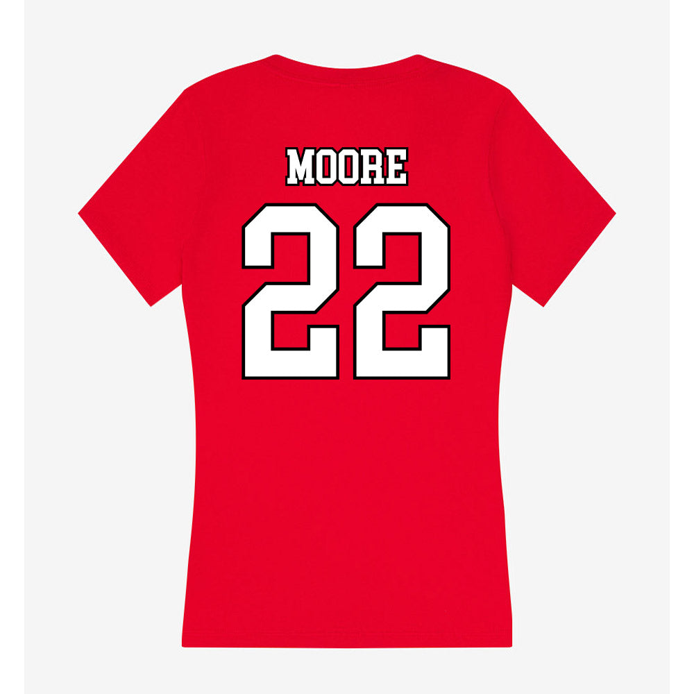 Youngstown State - NCAA Women's Lacrosse : Kaylie Moore - Women's V-Neck T-Shirt-1