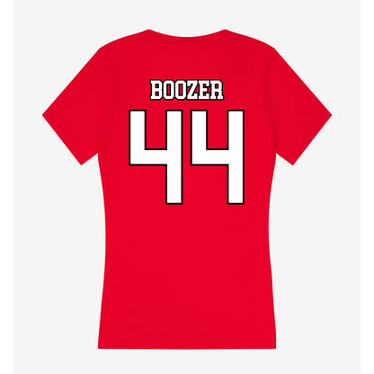 Youngstown State - NCAA Football : Nathan Boozer - Women's V-Neck T-Shirt-1