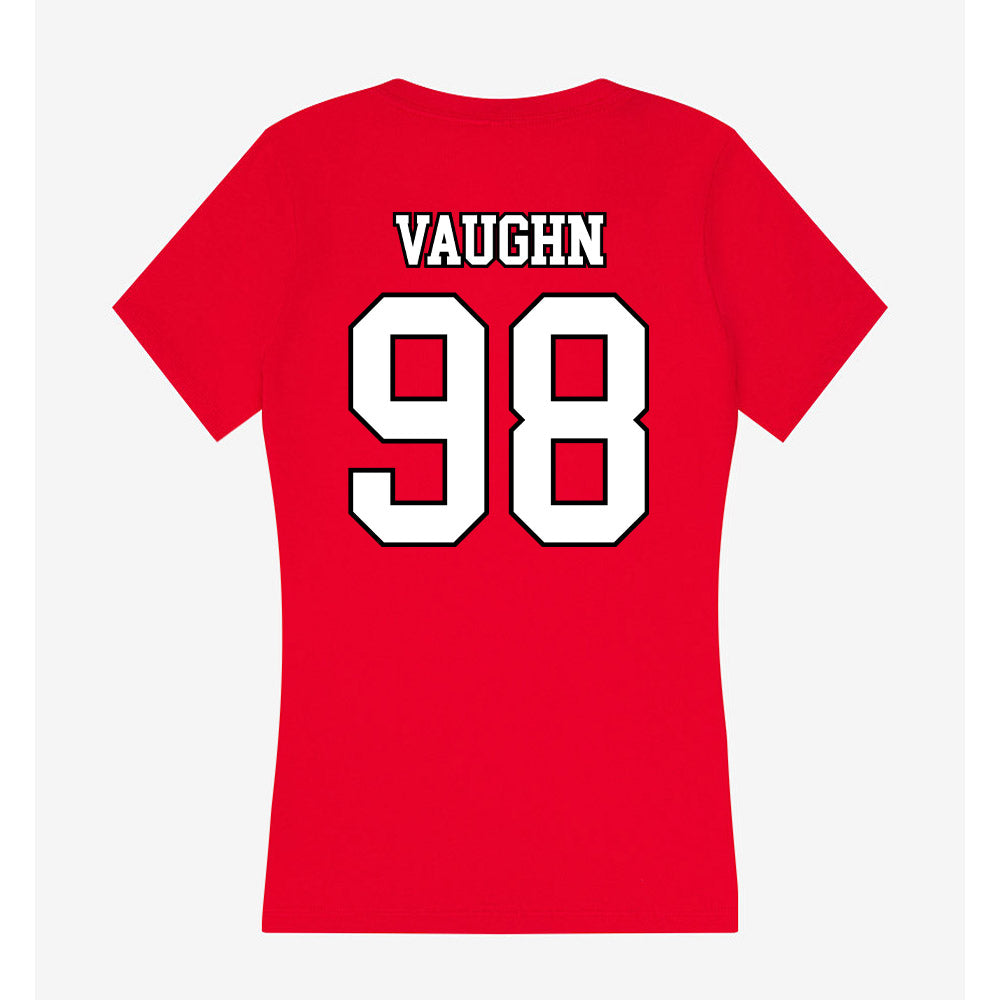 Youngstown State - NCAA Football : Collin Vaughn - Women's V-Neck T-Shirt-1