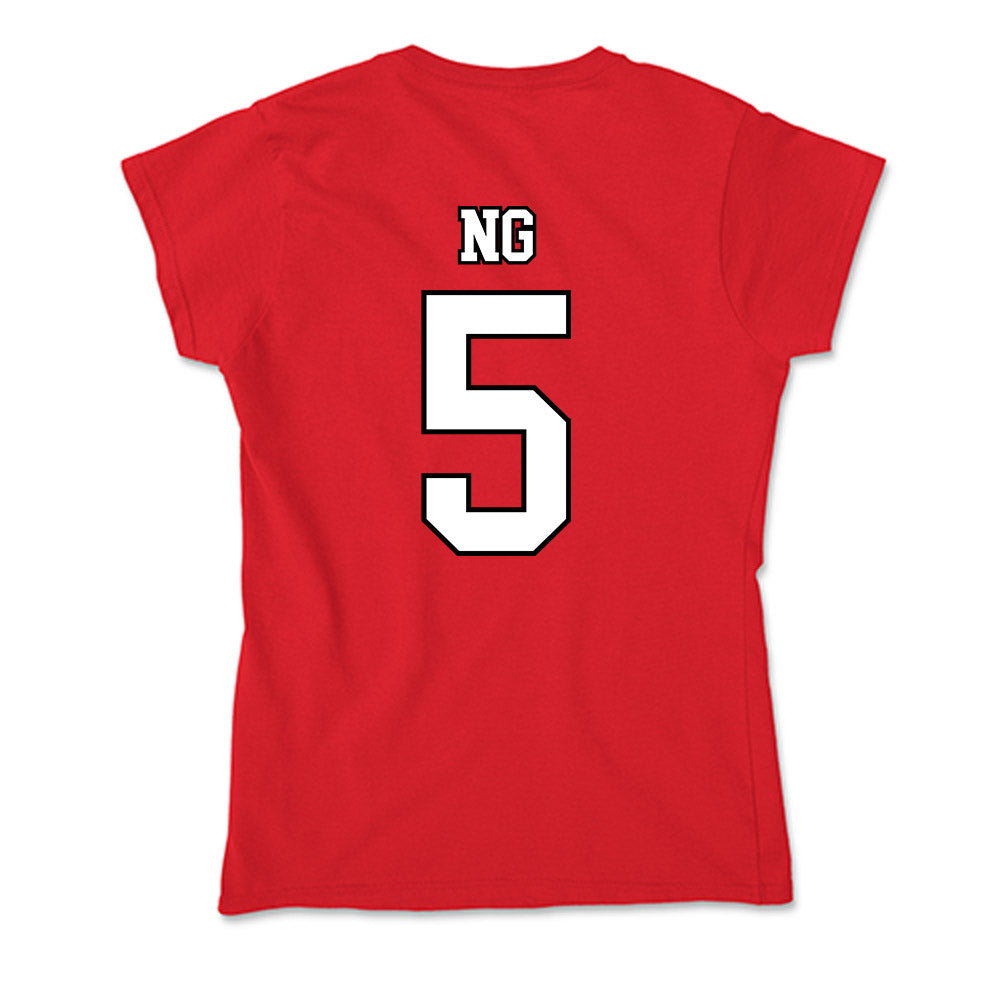 Youngstown State - NCAA Women's Volleyball : Teagan Ng - Soft Style Women’s T-Shirt-1