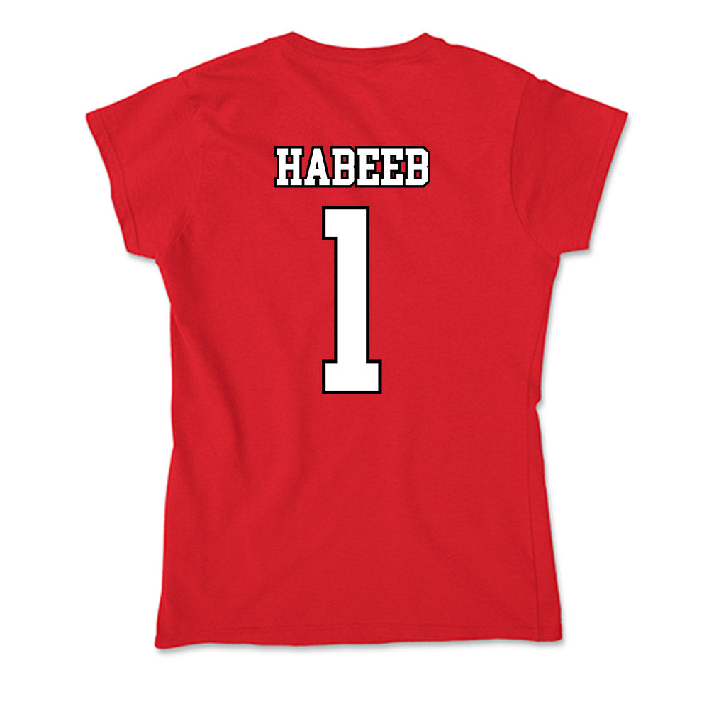 Youngstown State - NCAA Women's Volleyball : Brie Habeeb - Soft Style Women’s T-Shirt-1