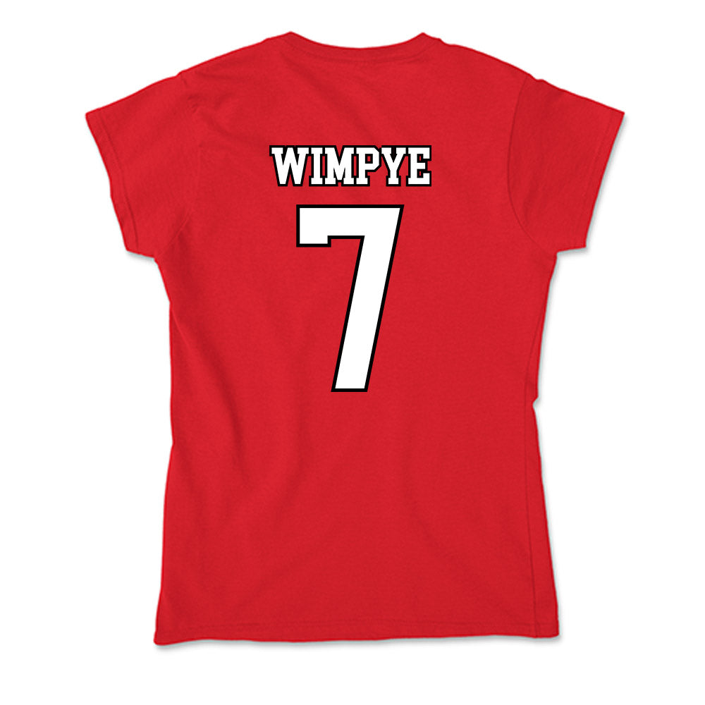 Youngstown State - NCAA Football : Justin Wimpye - Soft Style Women’s T-Shirt-1
