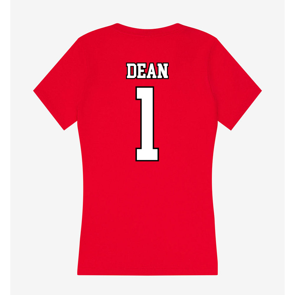 Youngstown State - NCAA Softball : Kennedy Dean - Women's V-Neck T-Shirt-1