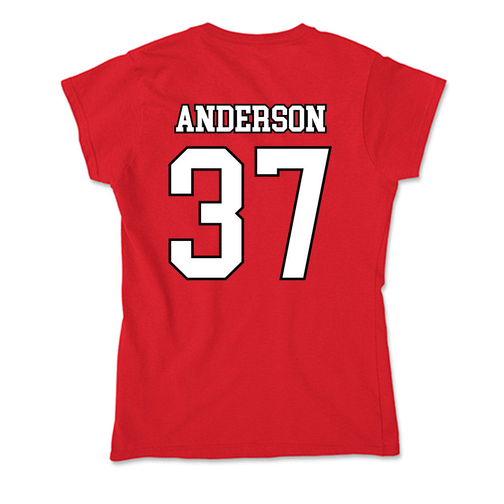 Youngstown State - NCAA Football : Evan Anderson - Soft Style Women’s T-Shirt-1