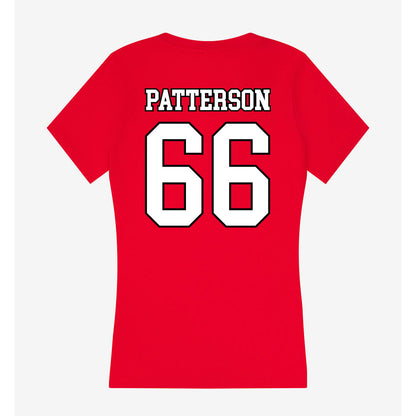 Youngstown State - NCAA Football : Max Patterson - Women's V-Neck T-Shirt-1