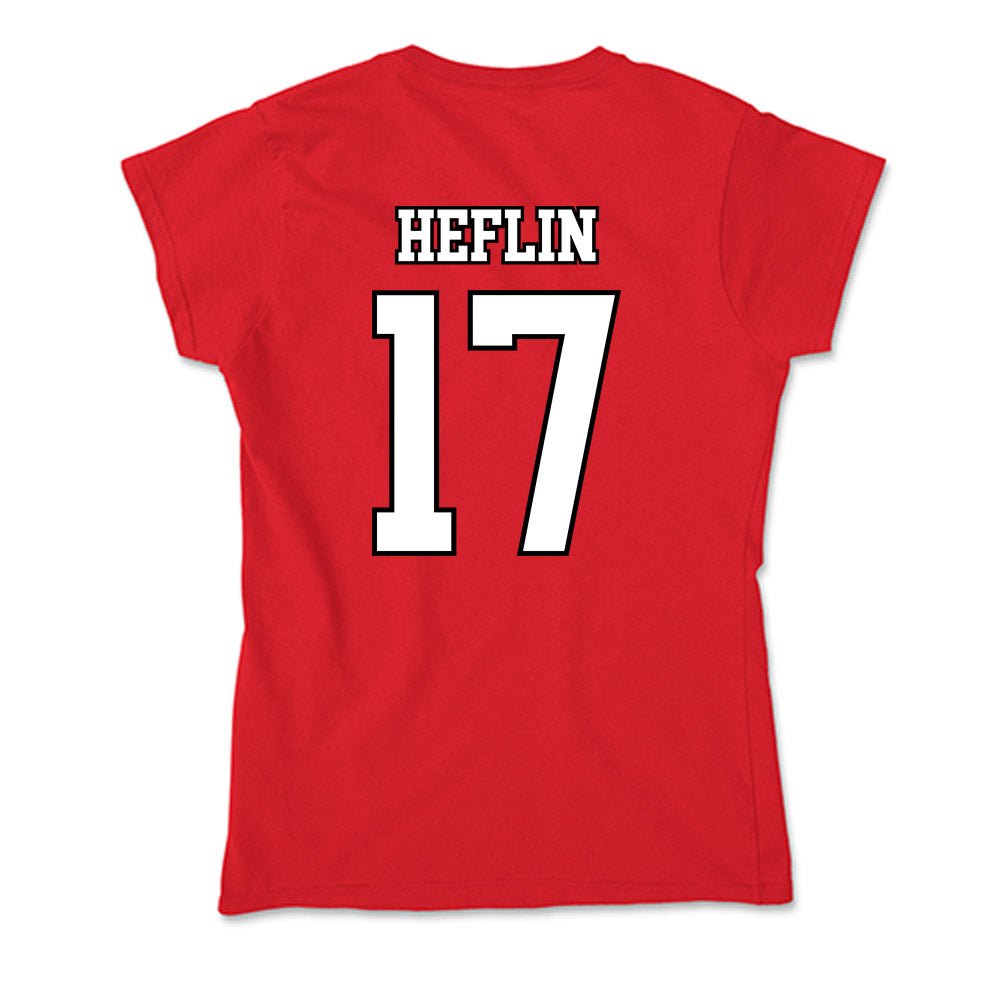 Youngstown State - NCAA Baseball : Tyler Heflin - Soft Style Women’s T-Shirt-1