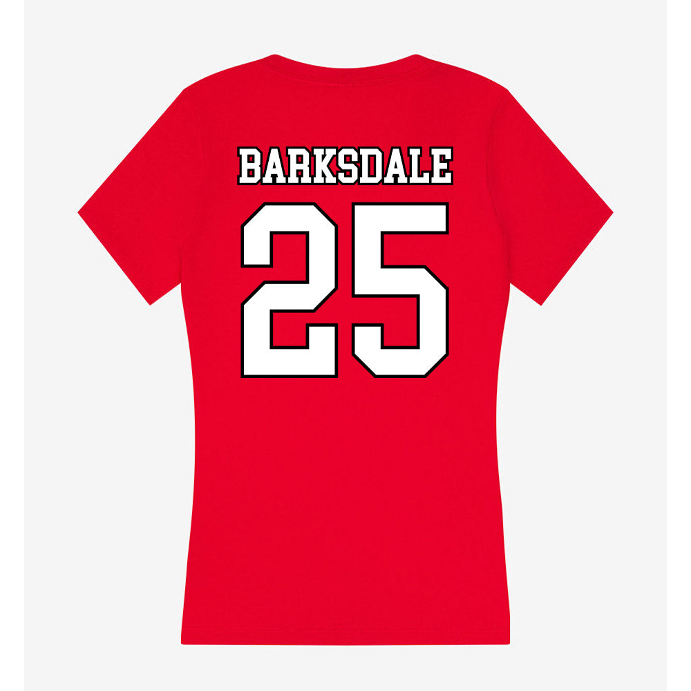 Youngstown State - NCAA Football : Donald Barksdale - Women's V-Neck T-Shirt-1