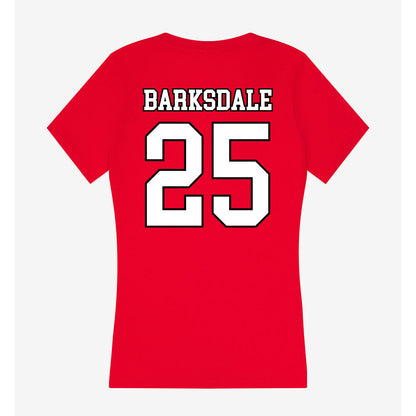 Youngstown State - NCAA Football : Donald Barksdale - Women's V-Neck T-Shirt-1