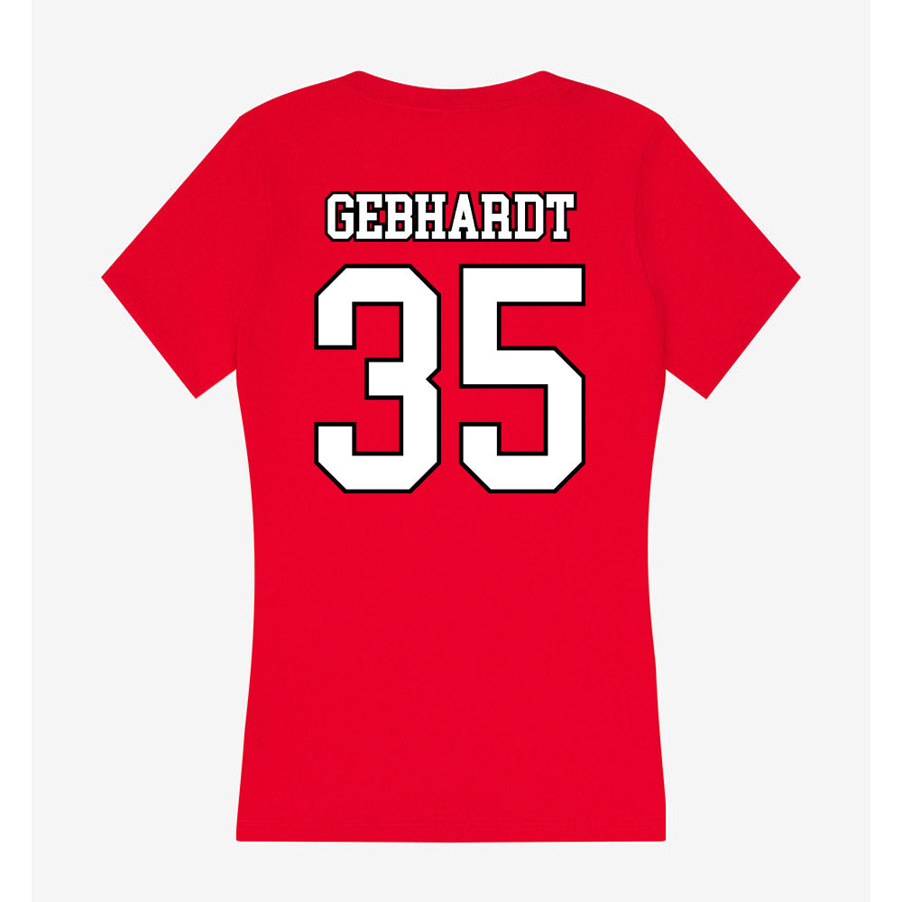 Youngstown State - NCAA Baseball : Braden Gebhardt - Women's V-Neck T-Shirt-1