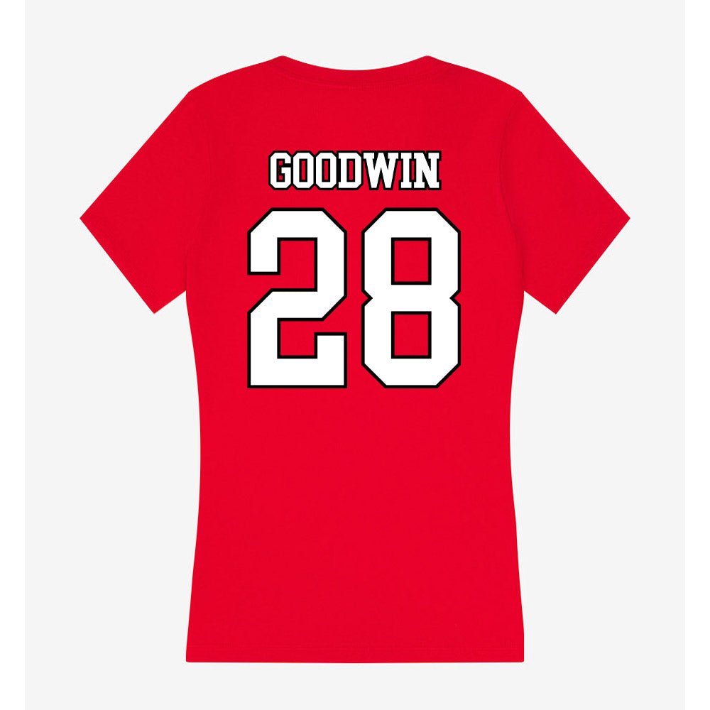 Youngstown State - NCAA Baseball : Nic Goodwin - Women's V-Neck T-Shirt-1